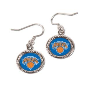 New York Knicks WinCraft Women's Round Dangle Earrings